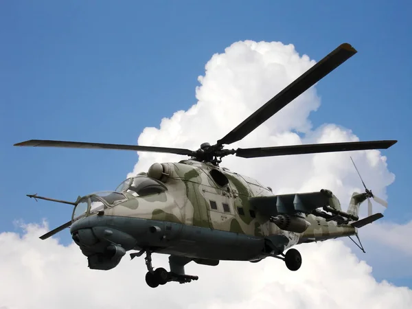 Helicóptero Mi-24V Mi-35 — Fotografia de Stock