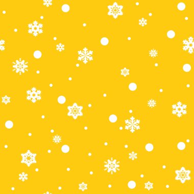 kar taneleri seamless modeli