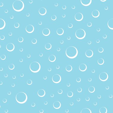 Hava kabarcıkları su seamless modeli