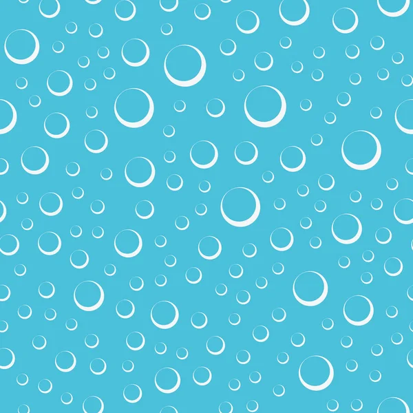 气泡在水无缝模式 — 图库矢量图片