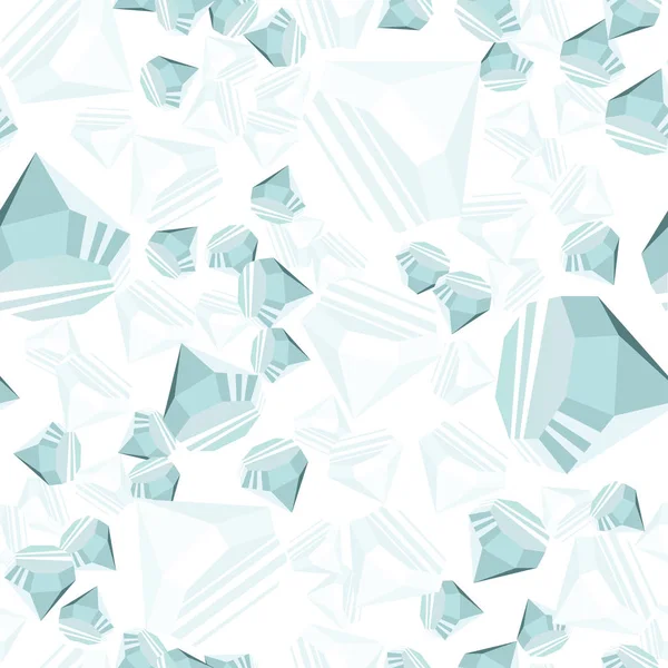 Diamanten naadloze patroon Rechtenvrije Stockillustraties