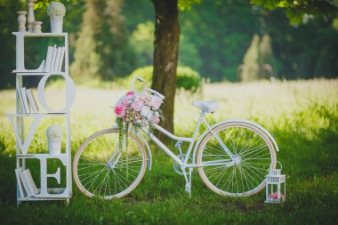 Düğün masa ve güzel sahne