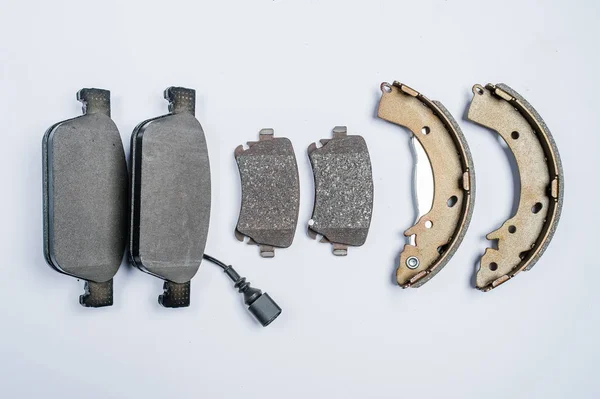 Brake pads for car on white background — Stock Photo, Image