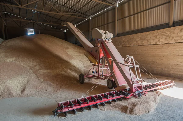 Stockage des céréales transformation agro ascenseur — Photo