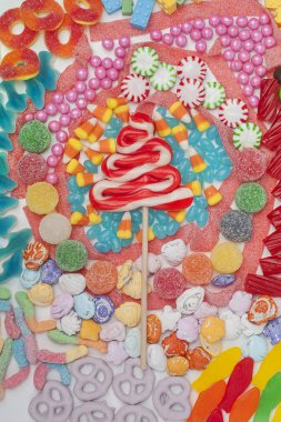 arka plan üzerinde tatlılar