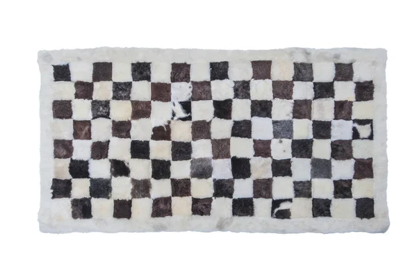 Натуральные ковры из шерсти на изоляцию — стоковое фото