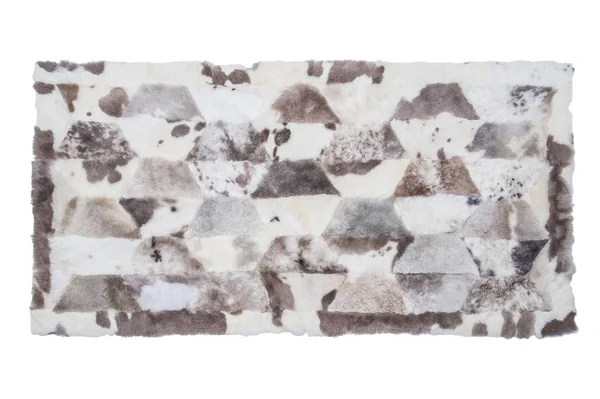 Tapetes naturais feitos de lã no isolamento — Fotografia de Stock