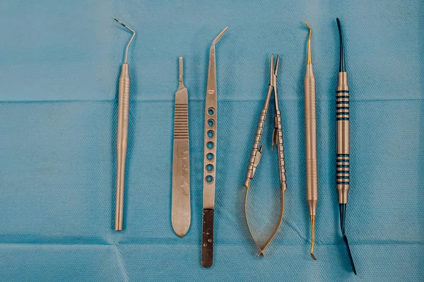 Набор Инструментов Стоматологического Оборудования — стоковое фото