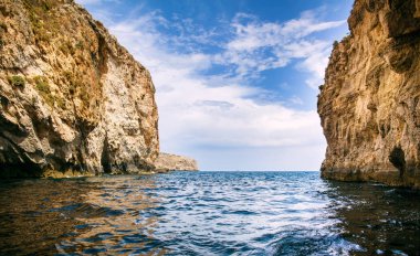 Sahil şeridi Gozo Adası, Malta