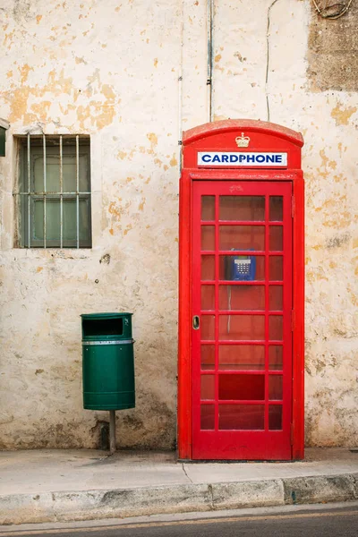 Red phone booth