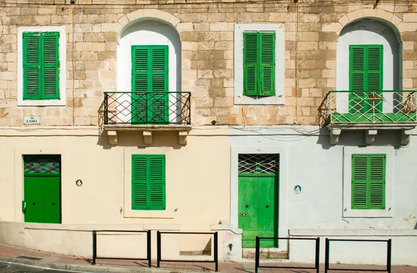 Hagyományos máltai utcai színtér, Málta, Európa — Stock Fotó