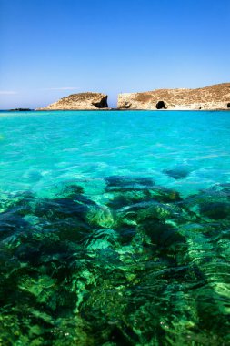 Mavi lagün Comino