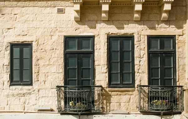 Traditional Maltese street scene, Malta, Europe — Stock Photo, Image