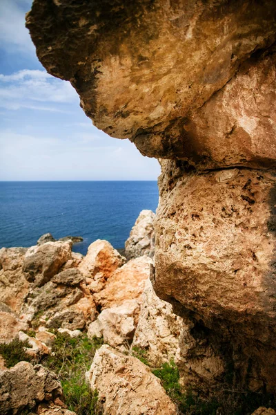 Goldene Bucht in Malta — Stockfoto