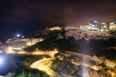 Mellieha güzel gece görünümü