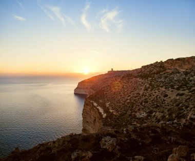 Malta'da Dingli cliffs