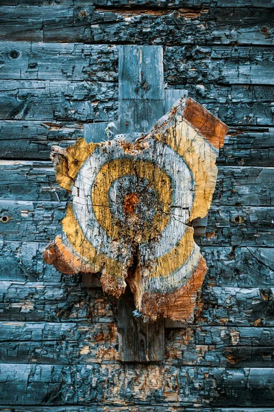 Old wooden target — Stock Photo, Image