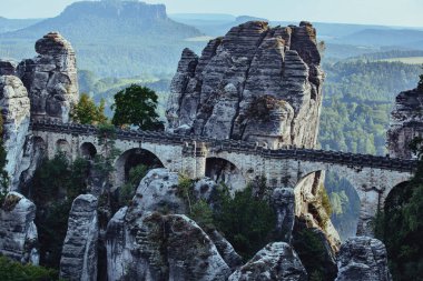 Bastei rocks landscape