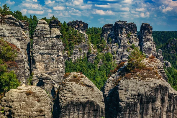 Rotsen van Adrspach-Teplice in Tsjechië — Stockfoto