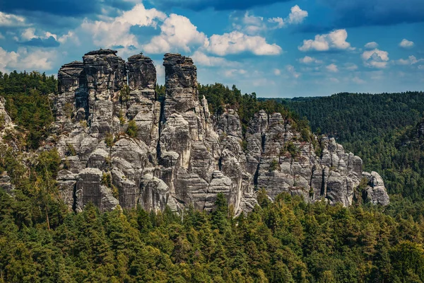 Adršpašsko-teplické skály v češtině — Stock fotografie