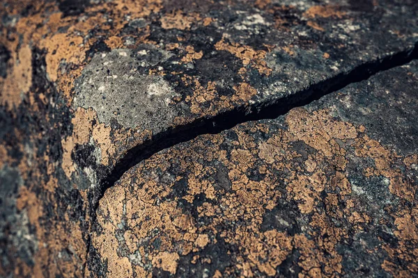 Crack in pietra — Foto Stock