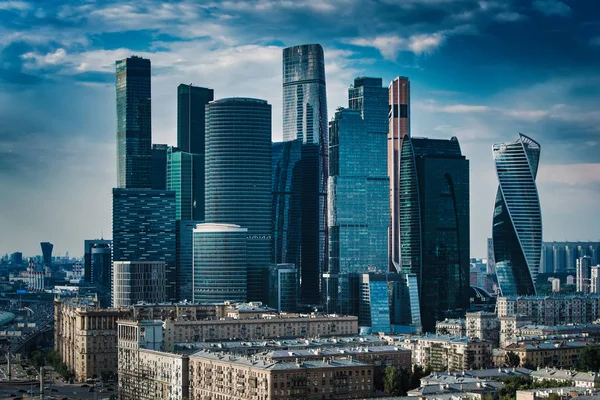 Moscow city business center — Stock Photo, Image