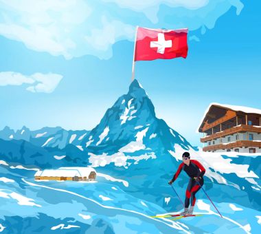 Alpler hoş geldiniz kartı