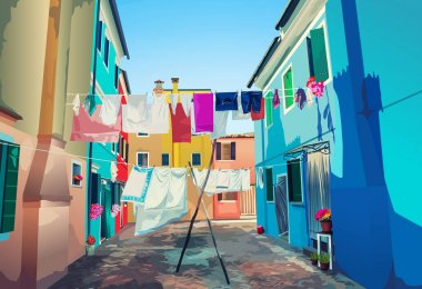 Linens kuru açık havada