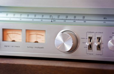 Vintage Radyo Ayarlayıcısı parlak Metal düğme ayarlama 
