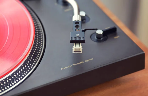 Record Player Tonearm Headshell — Stock Photo, Image