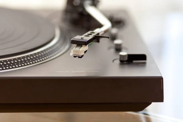 Record Player Tonearm Headshell — Stock Photo, Image