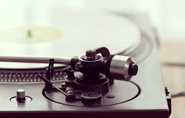 Vintage zapis gramofon odtwarzacz ramienia mechanizmu — Zdjęcie stockowe