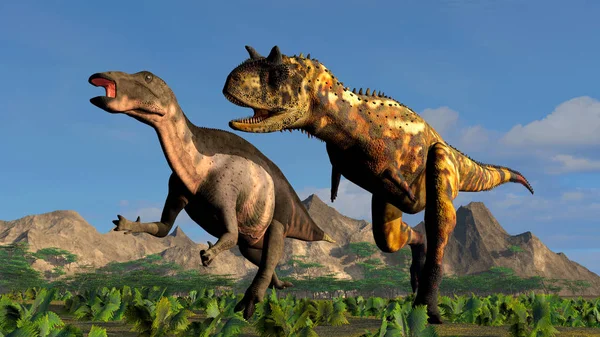 Imagen Dos Dinosaurios — Foto de Stock