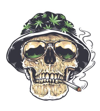 Rastaman Skull Art
