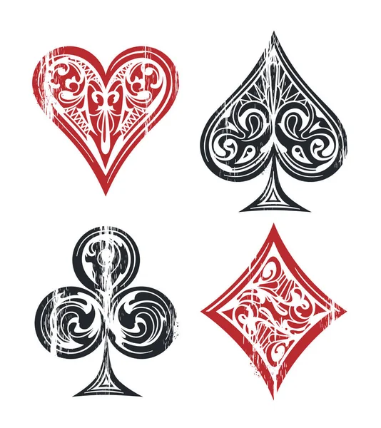 Playing Cards Symbols Stock Illustration