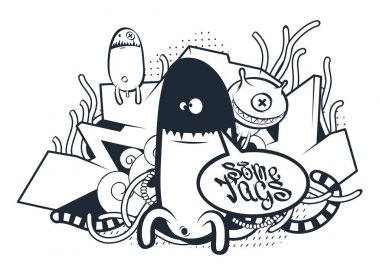 Grafiti Doodle sanat