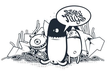 Grafiti Doodle sanat