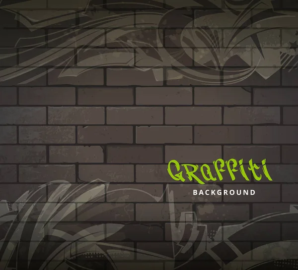 Graffiti Vector Fondo — Vector de stock