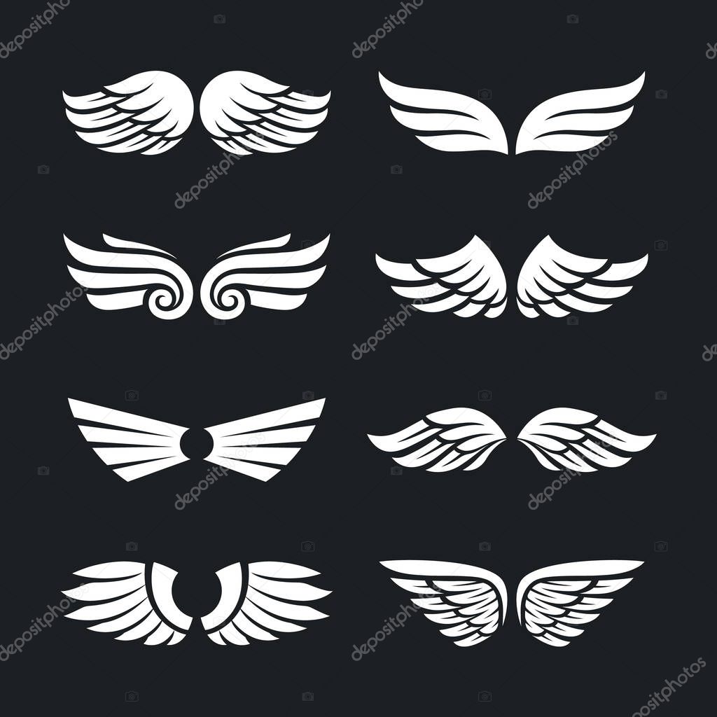 Set of Vector Wings