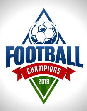 vektör futbol amblemi