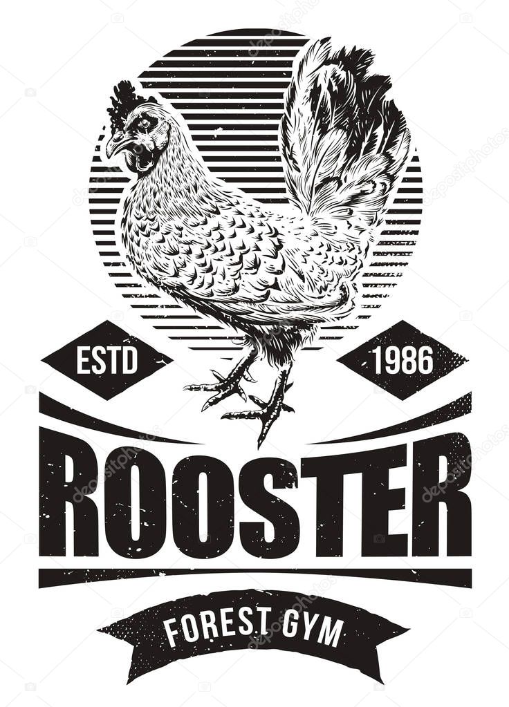 Fighting Rooster Design