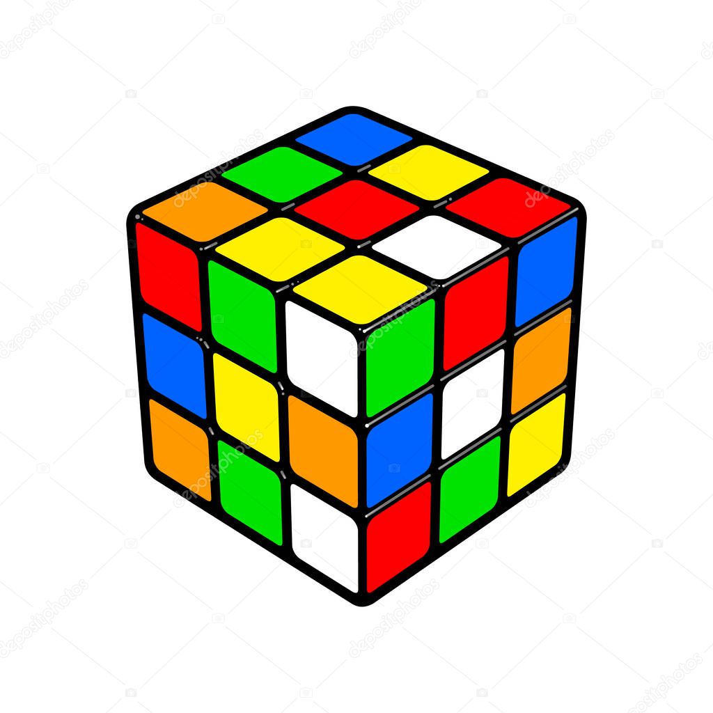 Vector Rubik Cube