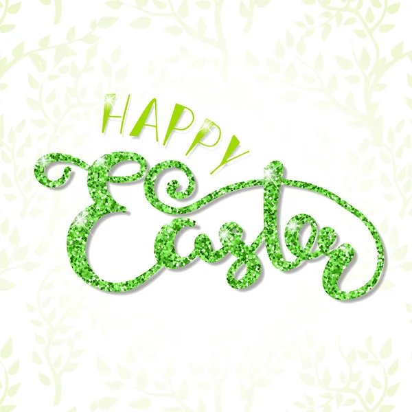 Buona Pasqua tipografia lettering. Stagioni Auguri — Vettoriale Stock