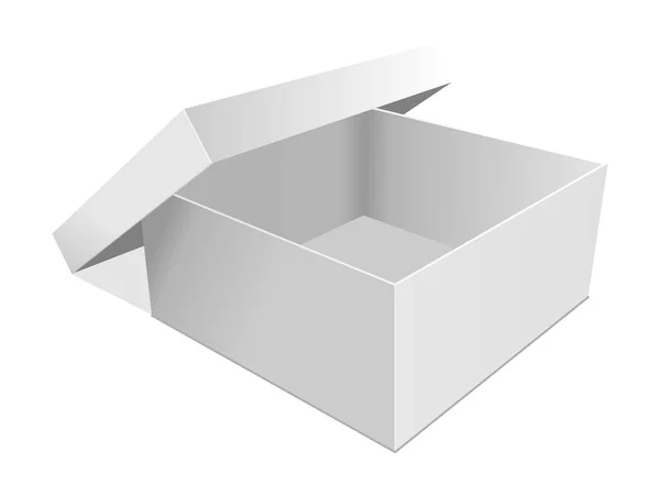 Illustration vectorielle de boîte en papier vide — Image vectorielle