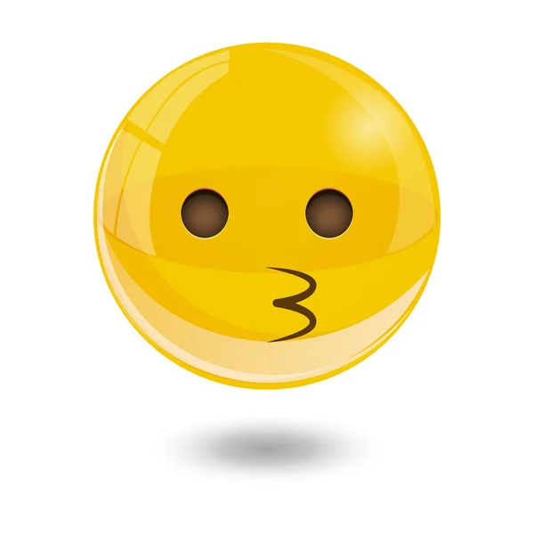 Κίτρινο smiley emoticons, emoji, διανυσματικά εικονογράφηση. — Διανυσματικό Αρχείο