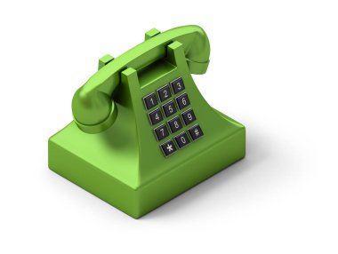 3D izometrik telefon