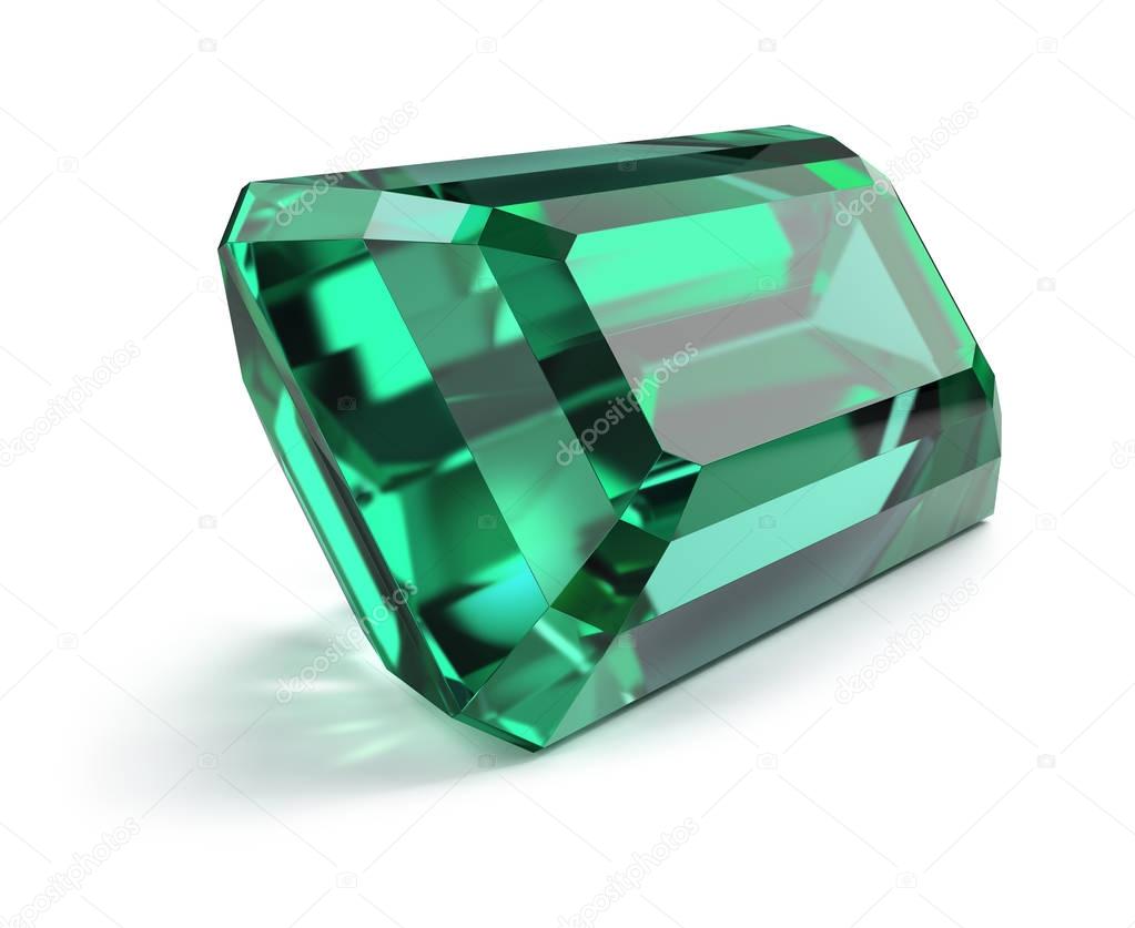 Large green emerald