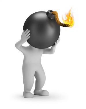 3D küçük insanlar - baş bomba