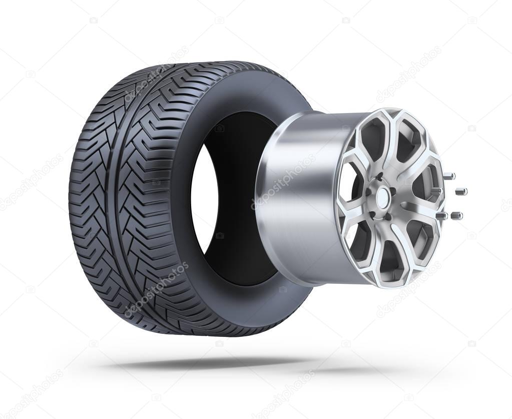 car wheel parts