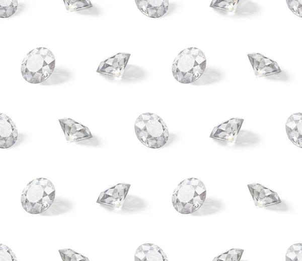 Seamless isometric pattern of diamonds — Stock Photo, Image
